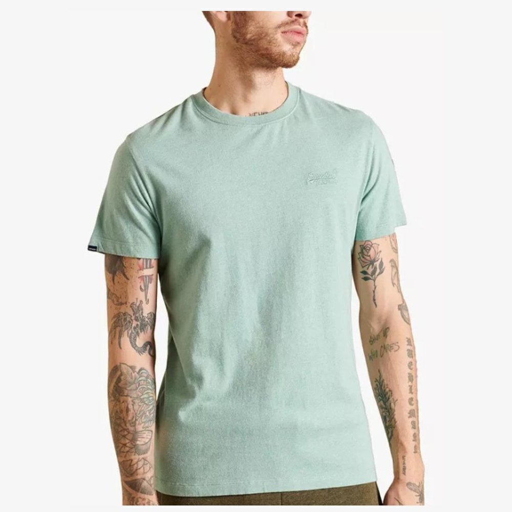 Superdry Men's Organic Cotton Vintage Logo Embroidered T-Shirt -XL